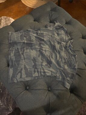Splendid green/Gray Camo Short Sleeve Tee